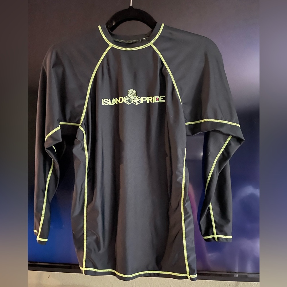 Island Pride Rashguard Long Sleeve Swim Shirt